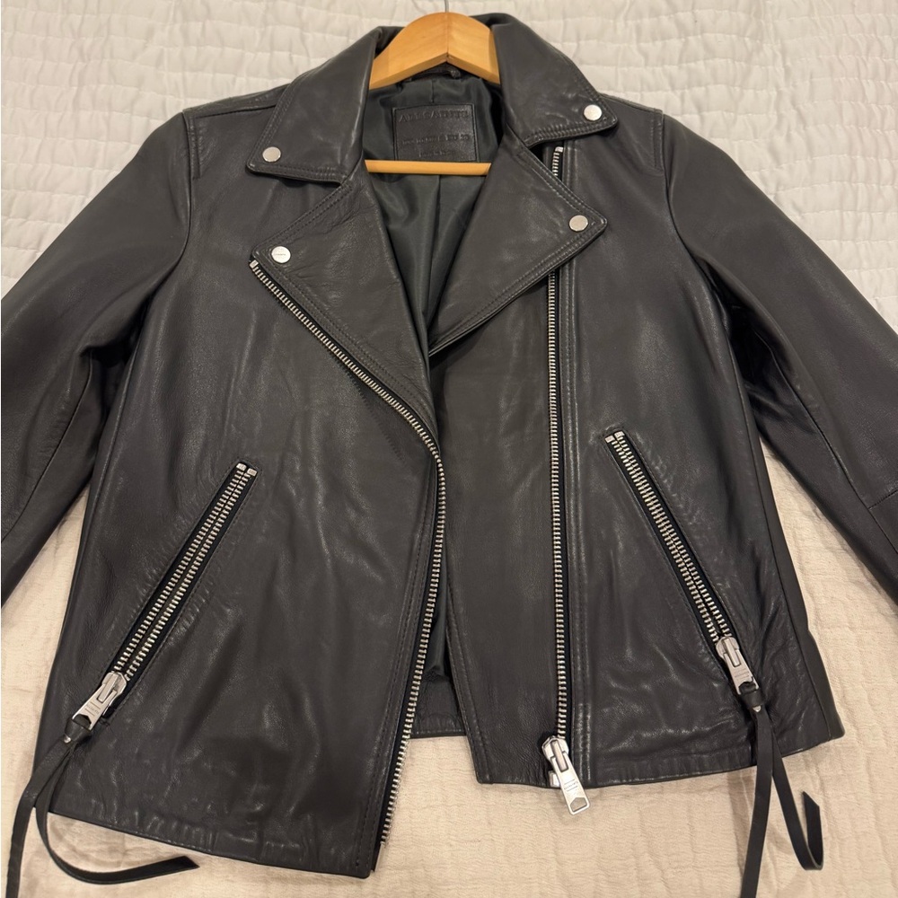 AllSaints Dalby Leather Biker Jacket